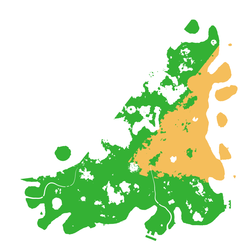 Biome Rust Map: Procedural Map, Size: 4500, Seed: 1744934865