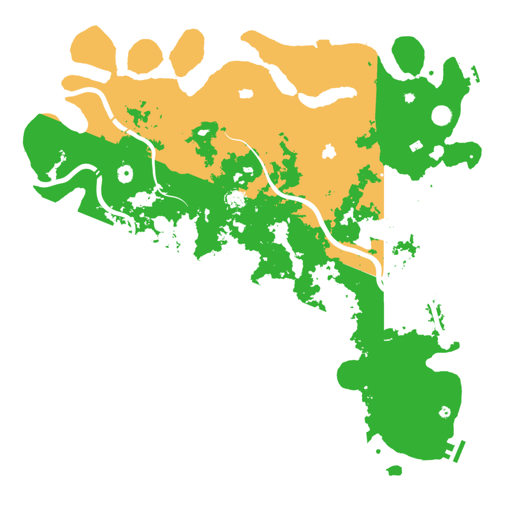 Biome Rust Map: Procedural Map, Size: 4500, Seed: 795630571
