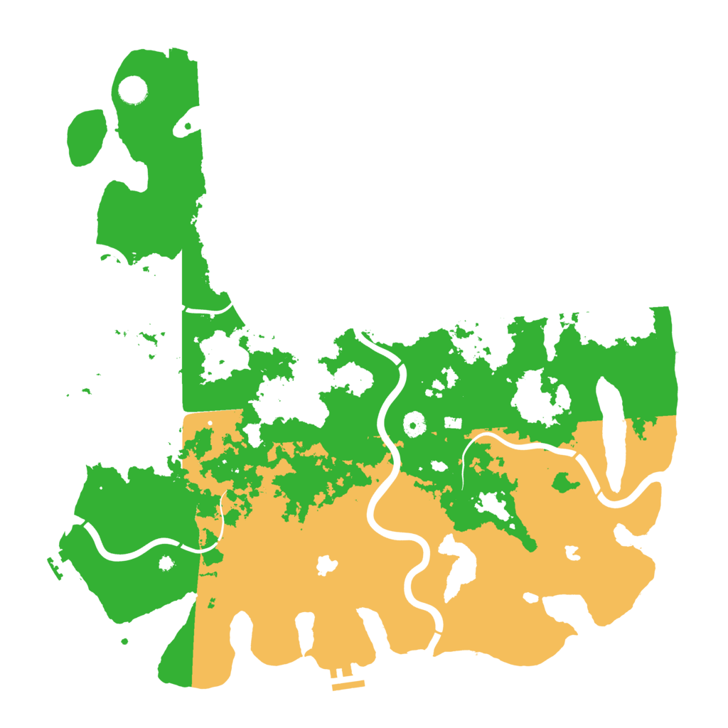 Biome Rust Map: Procedural Map, Size: 4500, Seed: 1093161808