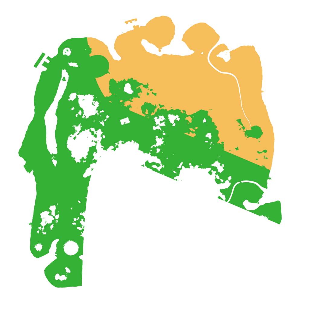 Biome Rust Map: Procedural Map, Size: 3750, Seed: 878812760