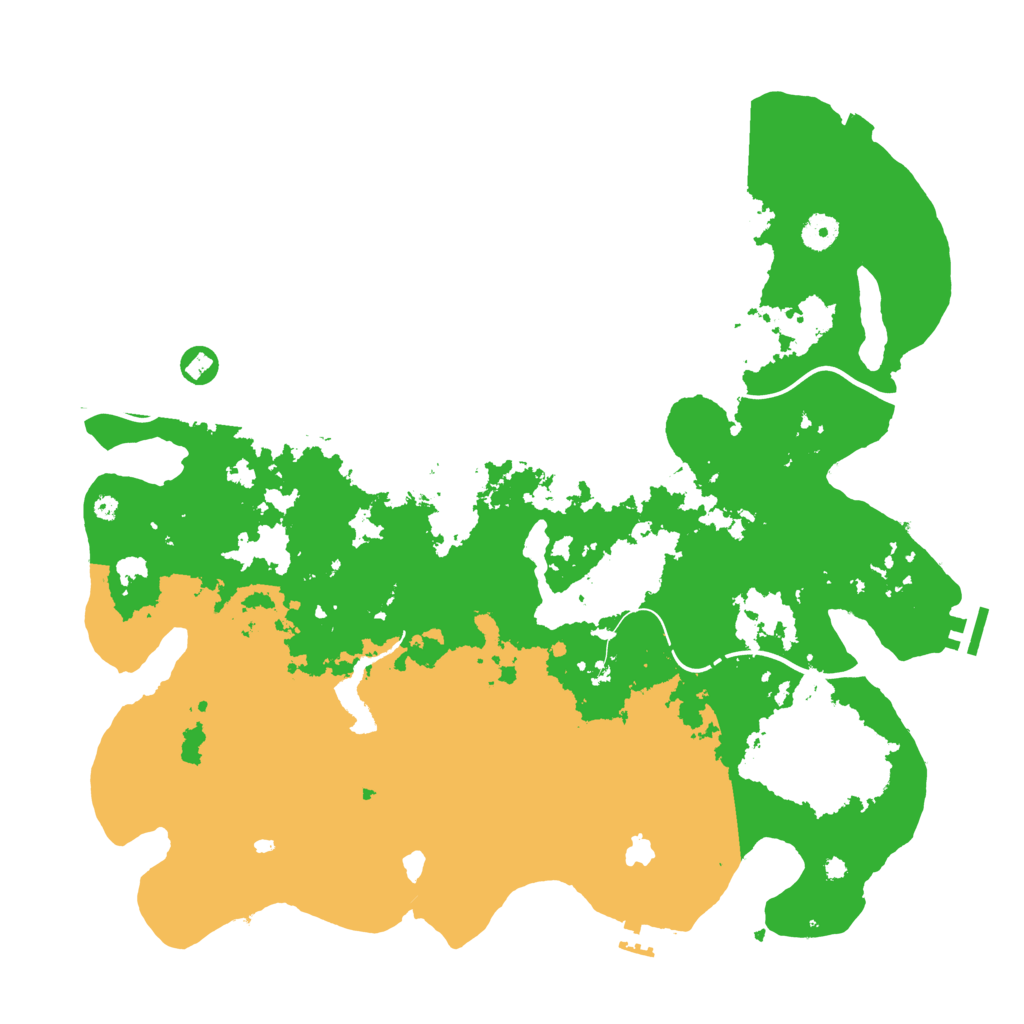 Biome Rust Map: Procedural Map, Size: 4250, Seed: 1784398367