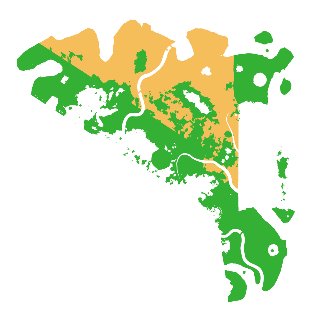 Biome Rust Map: Procedural Map, Size: 4250, Seed: 188223683