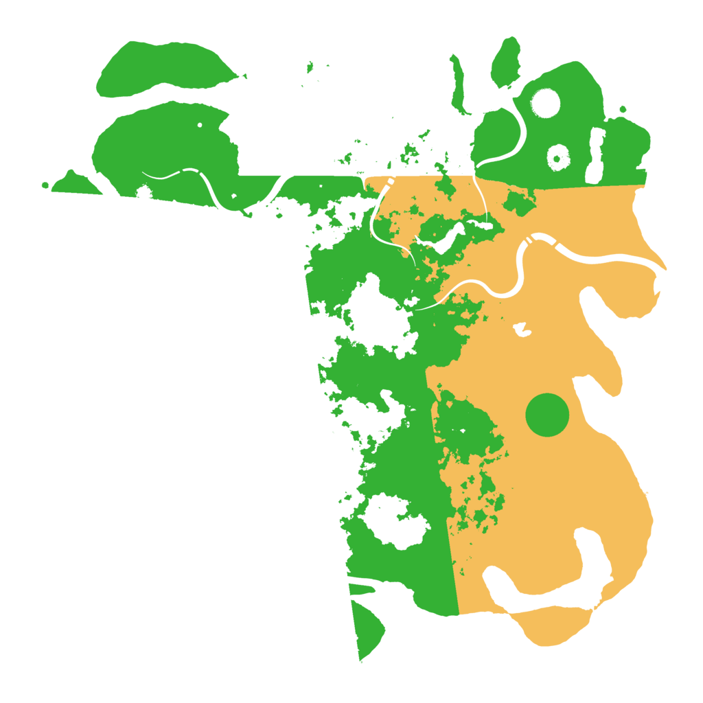 Biome Rust Map: Procedural Map, Size: 4250, Seed: 1402656560