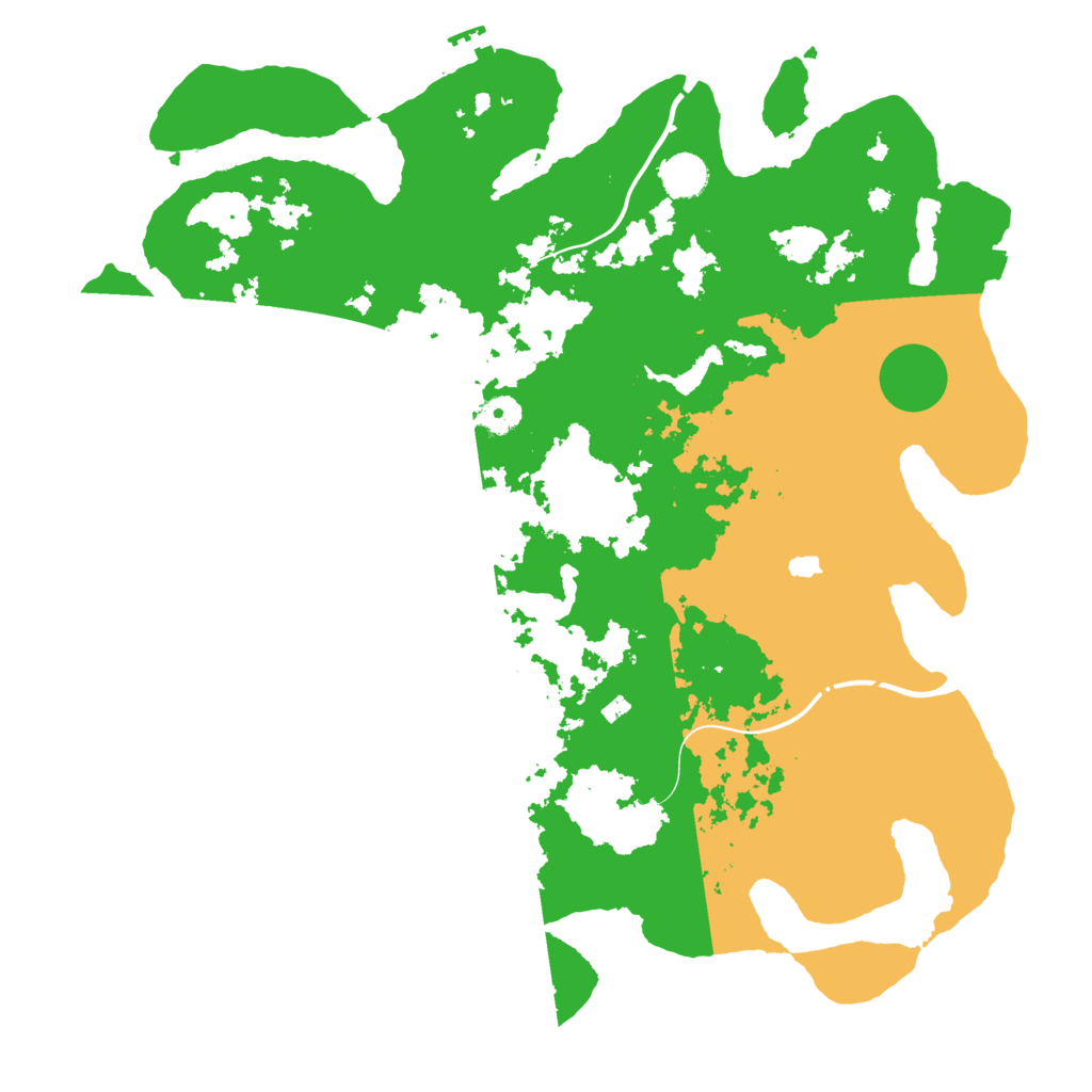 Biome Rust Map: Procedural Map, Size: 4250, Seed: 1402656560