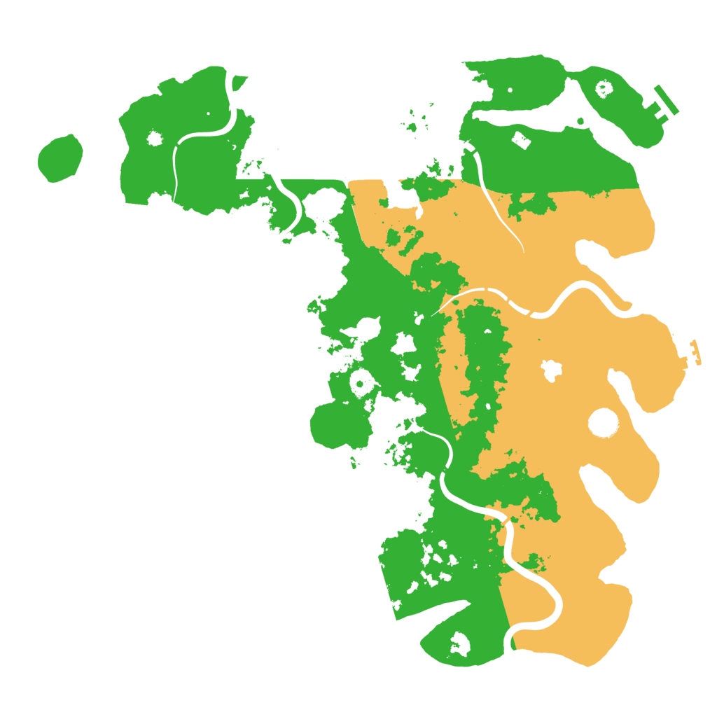 Biome Rust Map: Procedural Map, Size: 4250, Seed: 605058