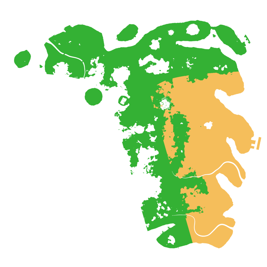 Biome Rust Map: Procedural Map, Size: 4250, Seed: 605058