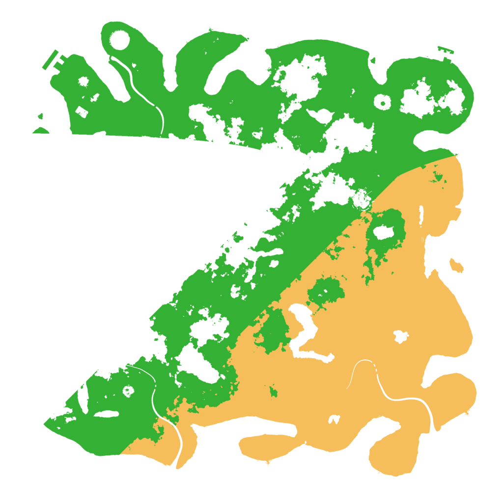 Biome Rust Map: Procedural Map, Size: 4500, Seed: 47234