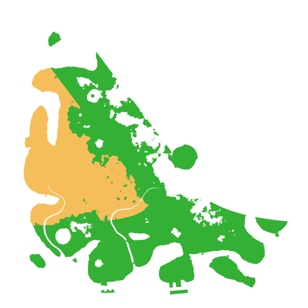 Biome Rust Map: Procedural Map, Size: 3500, Seed: 30861786