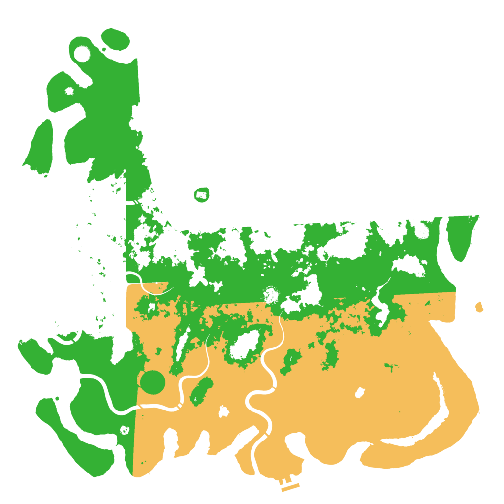 Biome Rust Map: Procedural Map, Size: 5500, Seed: 10475564