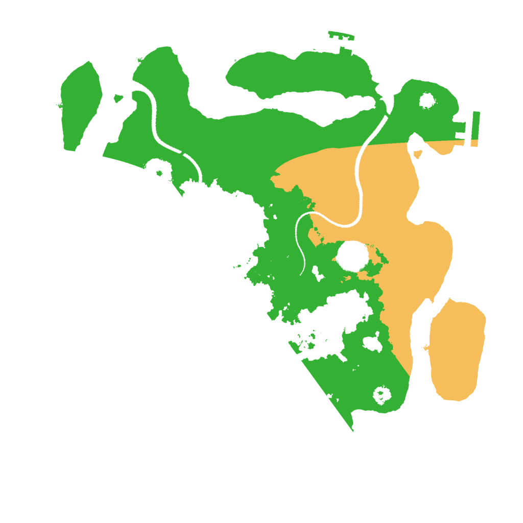 Biome Rust Map: Procedural Map, Size: 3000, Seed: 609732651