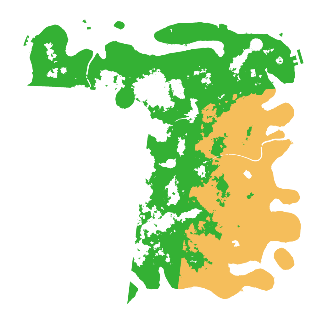 Biome Rust Map: Procedural Map, Size: 4500, Seed: 2118446391