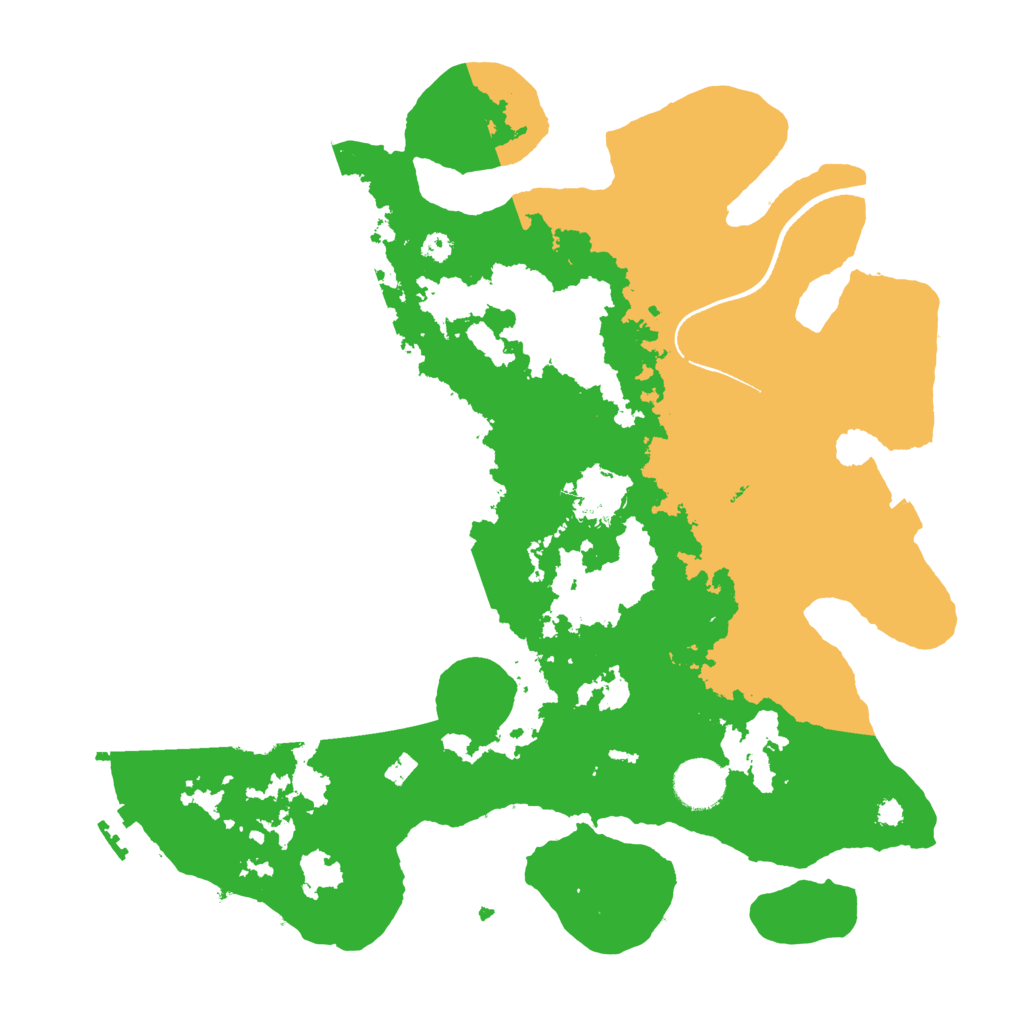 Biome Rust Map: Procedural Map, Size: 3500, Seed: 481039178