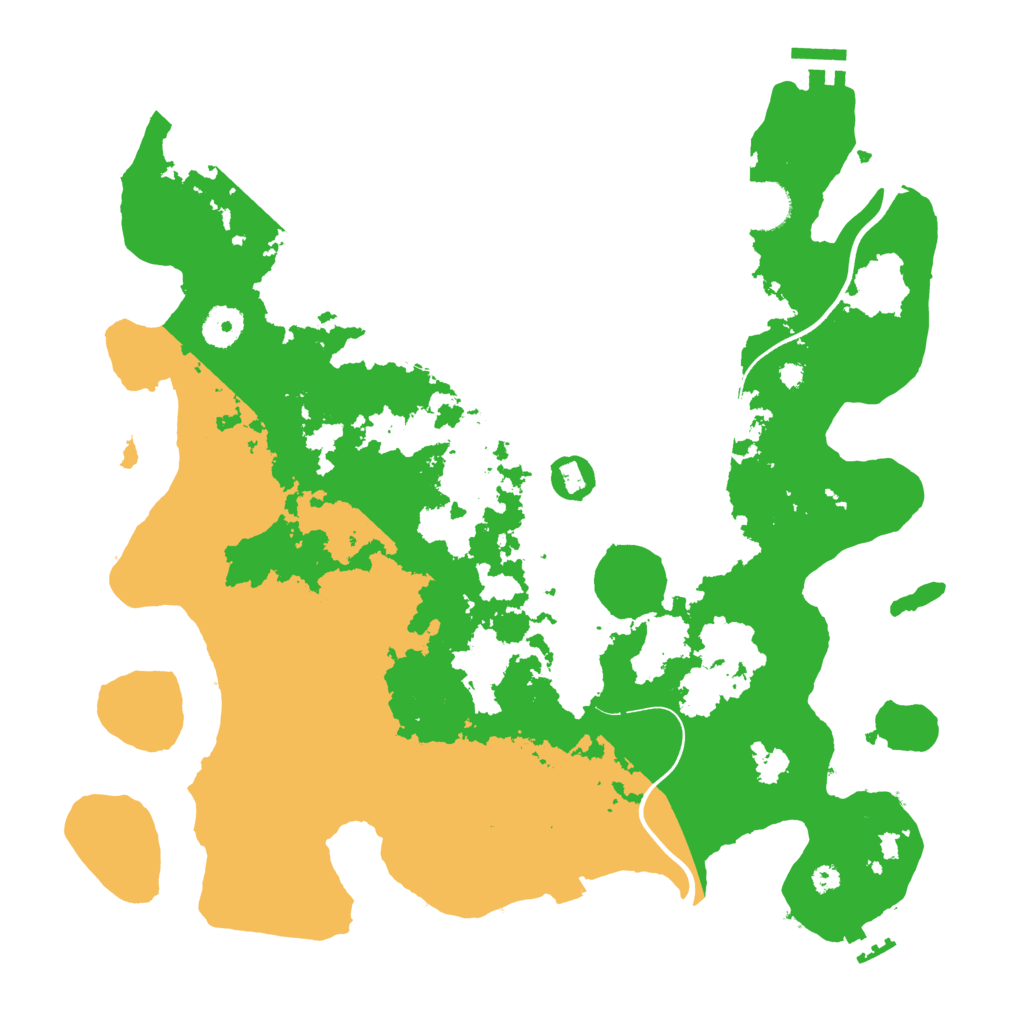 Biome Rust Map: Procedural Map, Size: 3750, Seed: 865792659