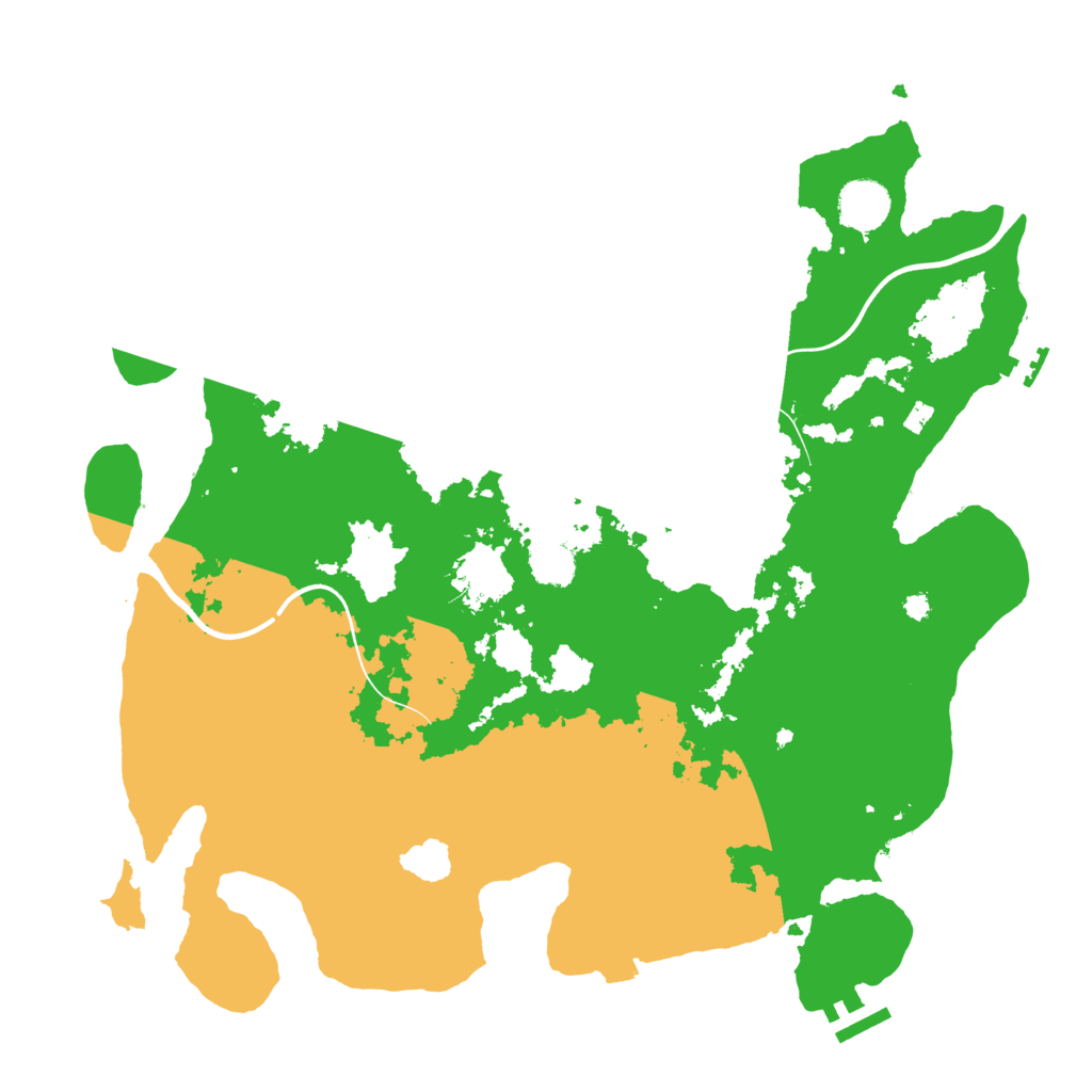 Biome Rust Map: Procedural Map, Size: 3800, Seed: 1785546279