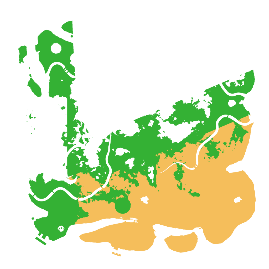 Biome Rust Map: Procedural Map, Size: 4500, Seed: 749189762