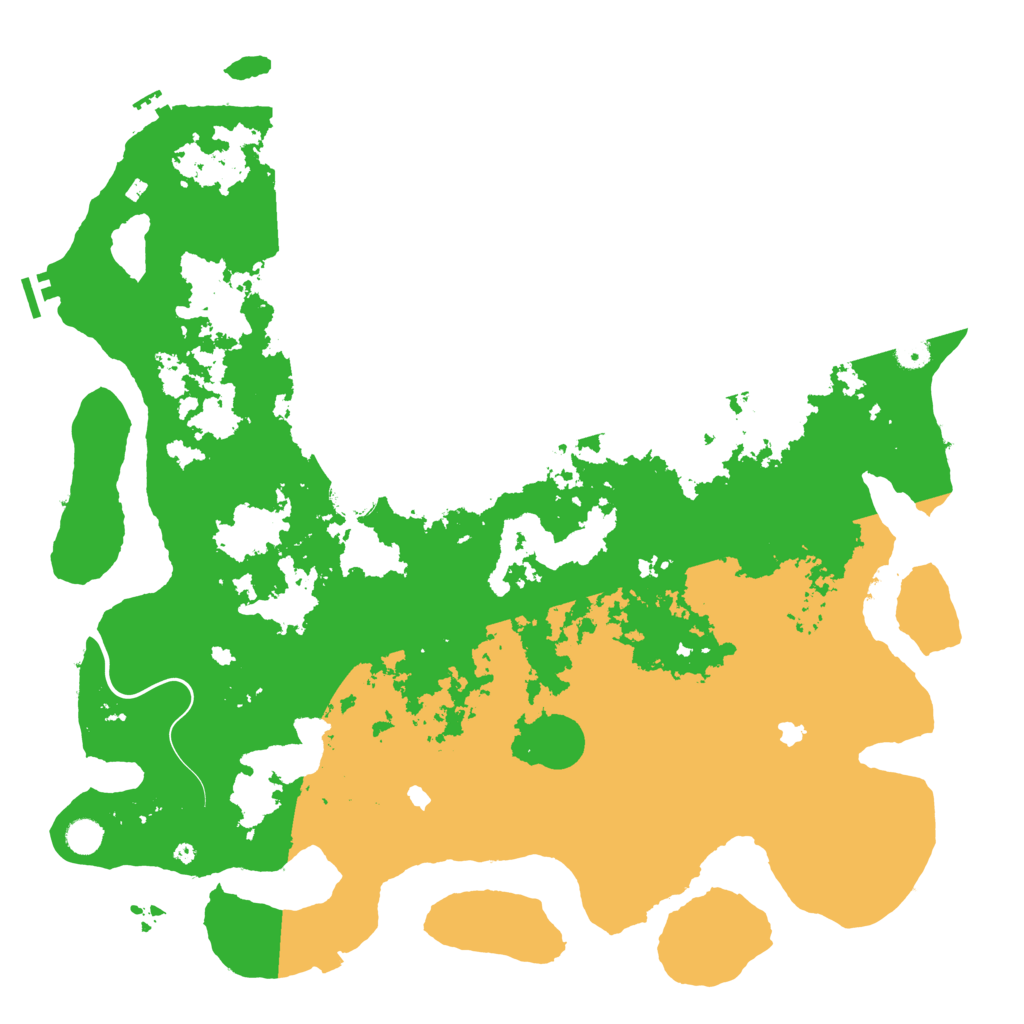 Biome Rust Map: Procedural Map, Size: 5000, Seed: 246835