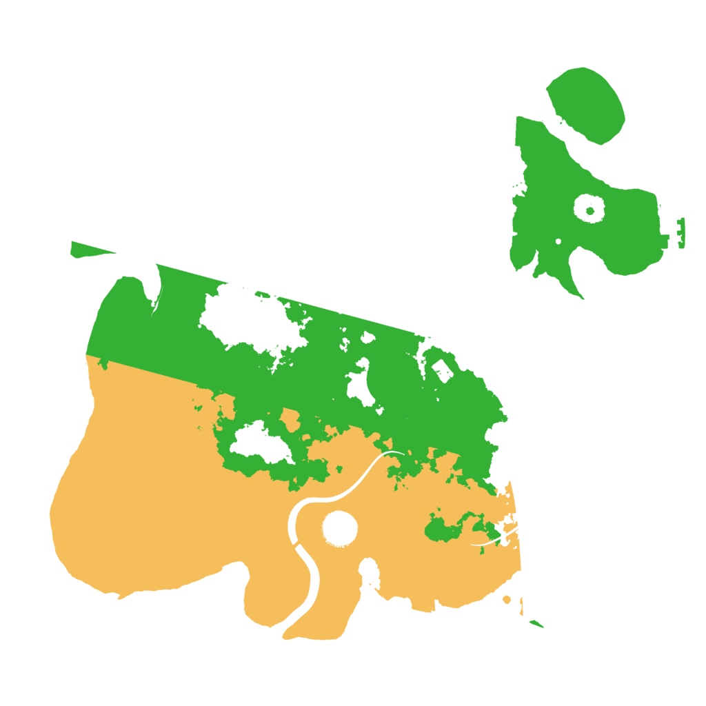 Biome Rust Map: Procedural Map, Size: 3500, Seed: 1102775788