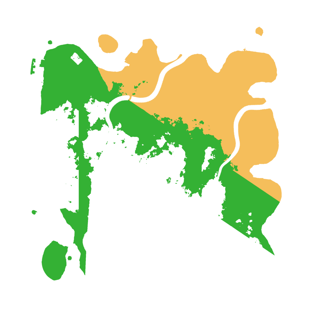 Biome Rust Map: Procedural Map, Size: 3000, Seed: 755278366