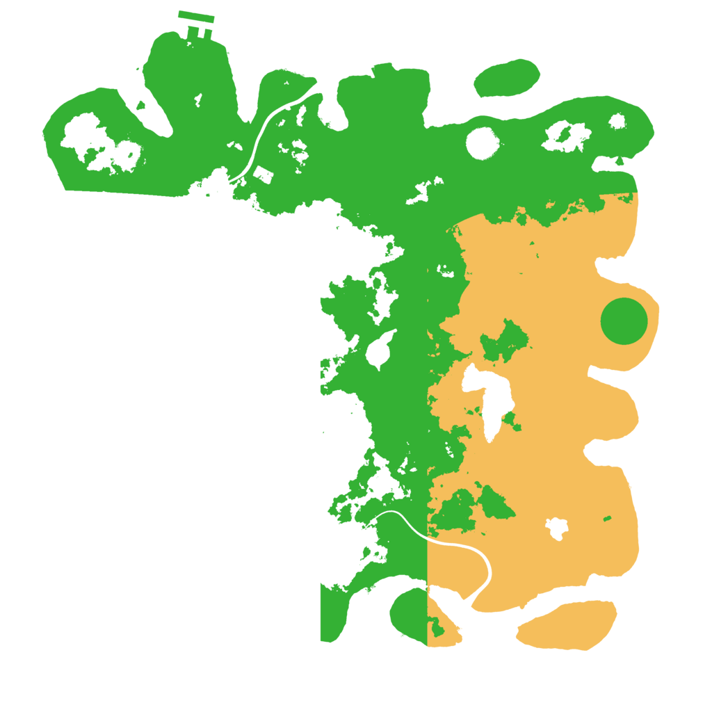 Biome Rust Map: Procedural Map, Size: 4000, Seed: 45195214