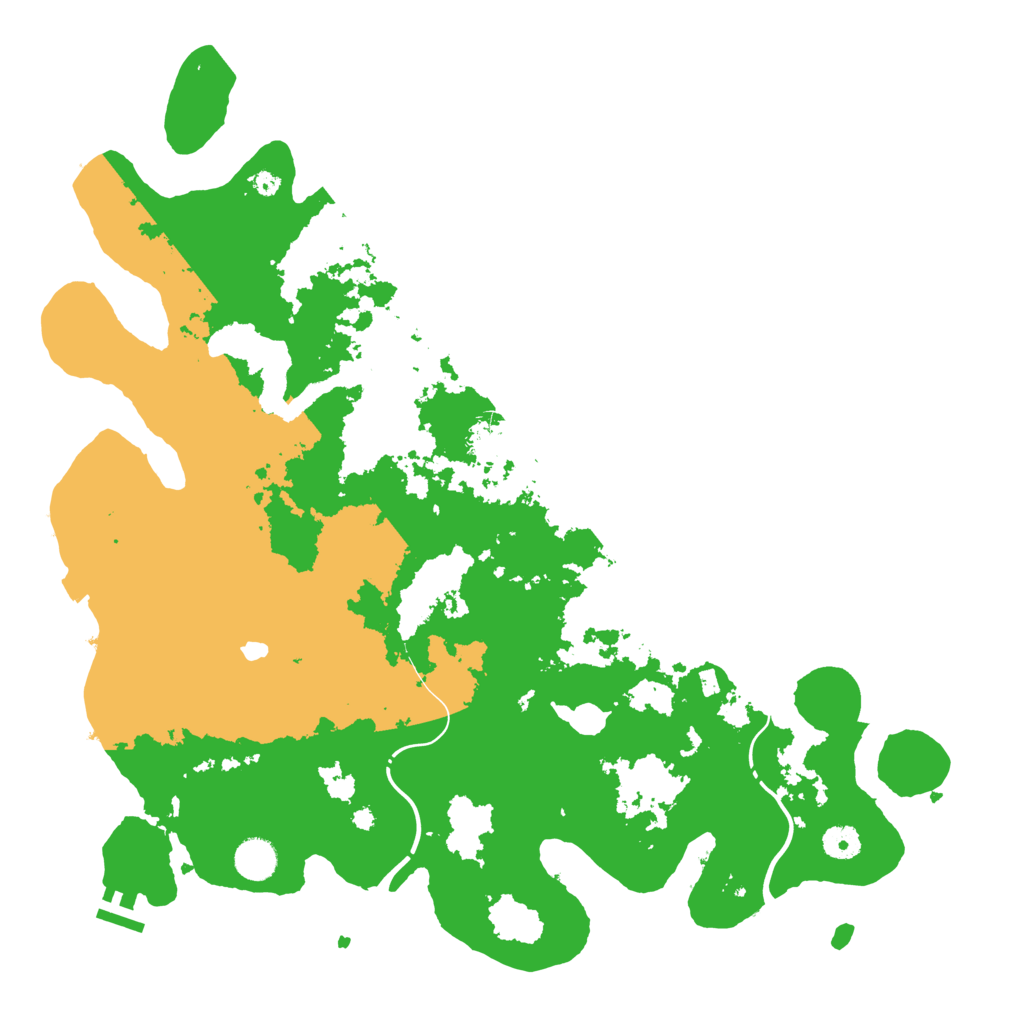 Biome Rust Map: Procedural Map, Size: 4250, Seed: 22818