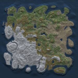 Thumbnail Rust Map: Procedural Map, Size: 4250, Seed: 1700, 15 Monuments
