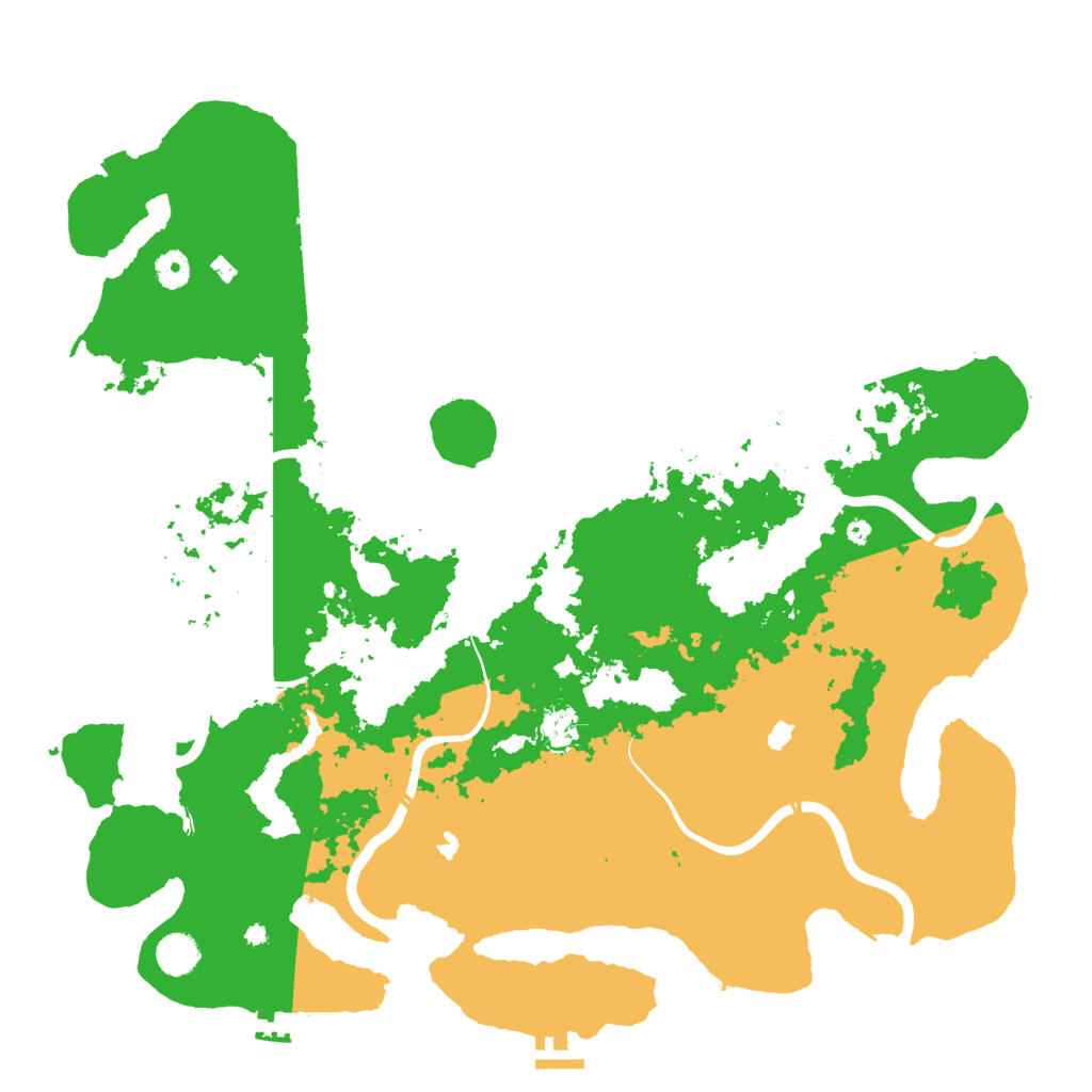 Biome Rust Map: Procedural Map, Size: 4500, Seed: 64951665