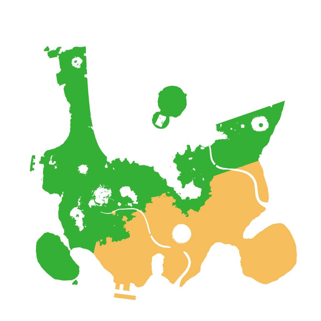 Biome Rust Map: Procedural Map, Size: 3000, Seed: 445776196