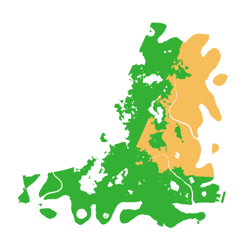 Biome Rust Map: Procedural Map, Size: 4250, Seed: 945290044