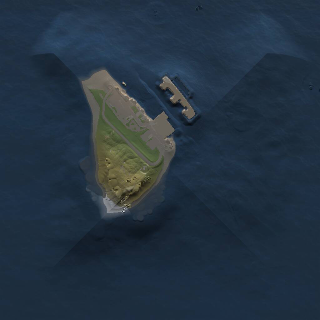 Rust Map: Procedural Map, Size: 1000, Seed: 72331, 2 Monuments