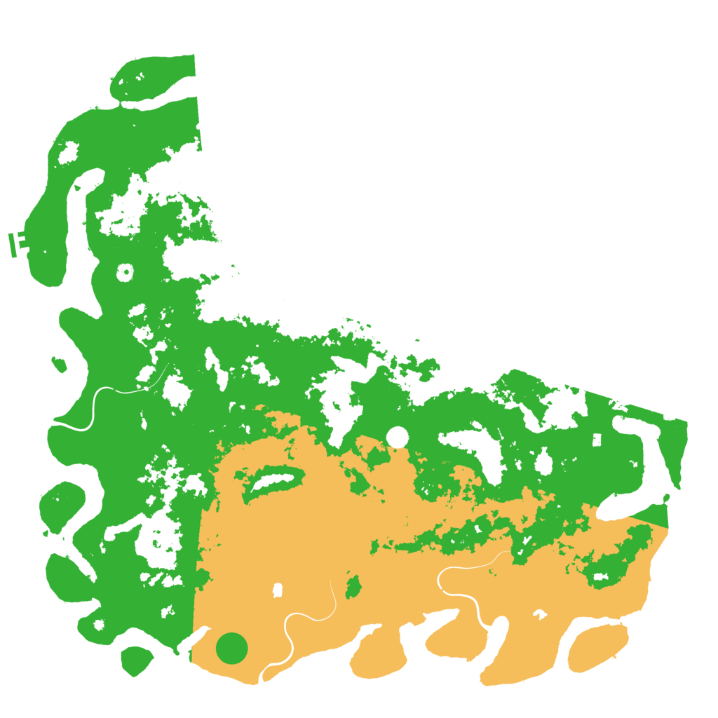 Biome Rust Map: Procedural Map, Size: 5952, Seed: 13825