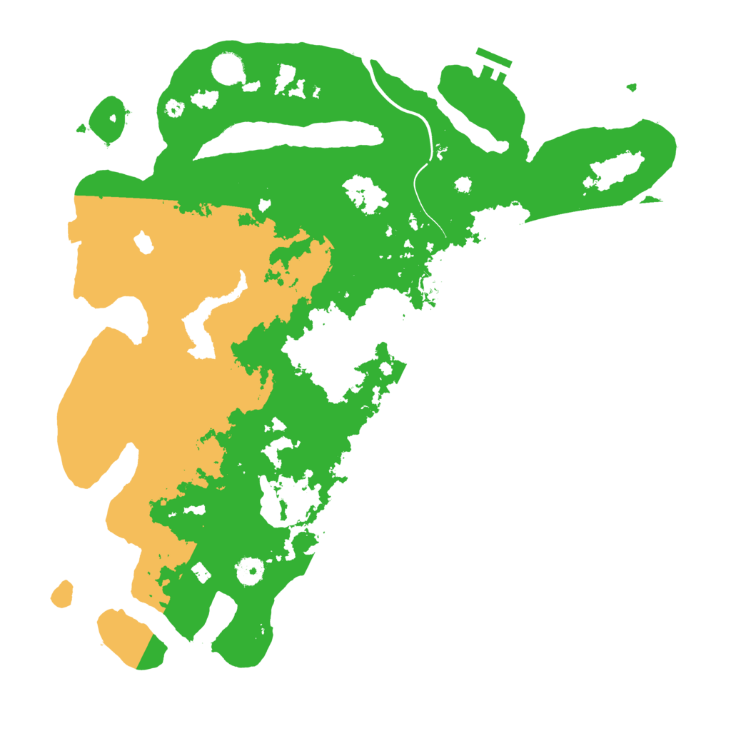 Biome Rust Map: Procedural Map, Size: 4000, Seed: 445968