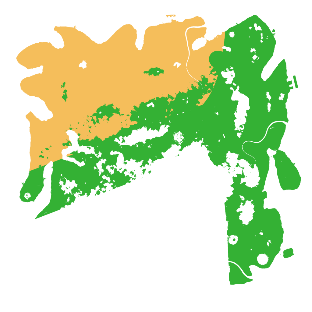 Biome Rust Map: Procedural Map, Size: 5000, Seed: 7004516