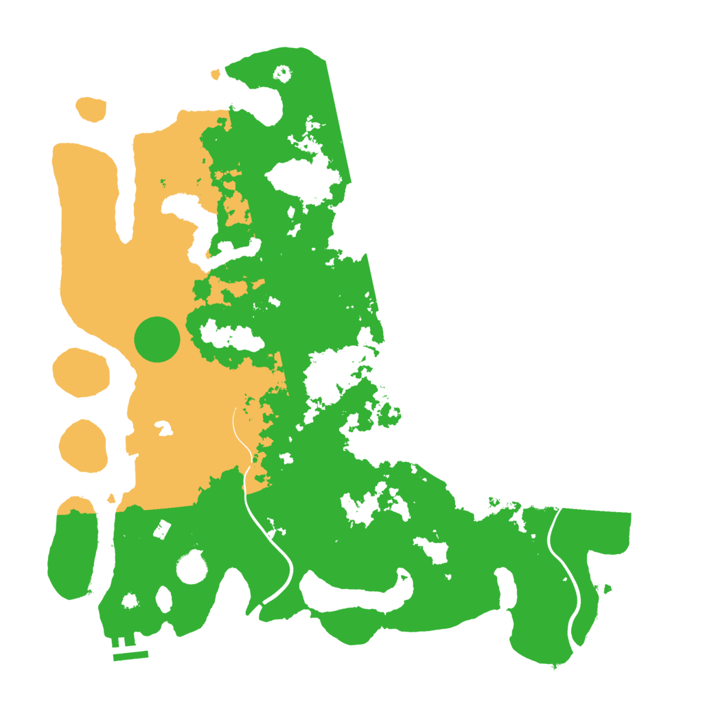 Biome Rust Map: Procedural Map, Size: 4050, Seed: 2080218591