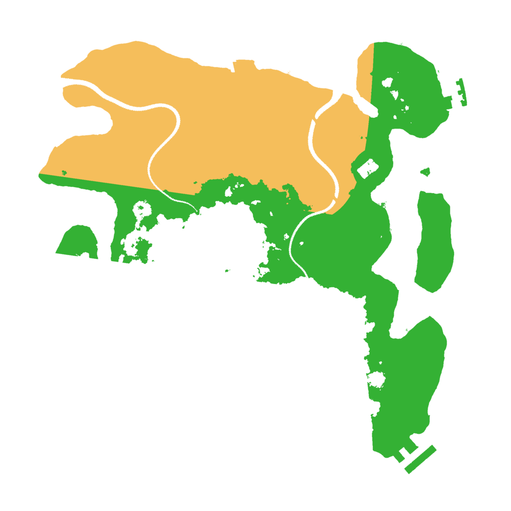 Biome Rust Map: Procedural Map, Size: 2800, Seed: 961952187
