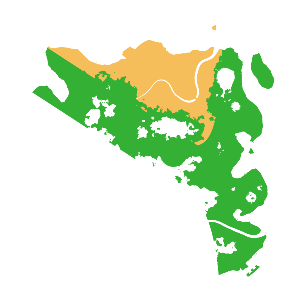 Biome Rust Map: Procedural Map, Size: 3000, Seed: 10134