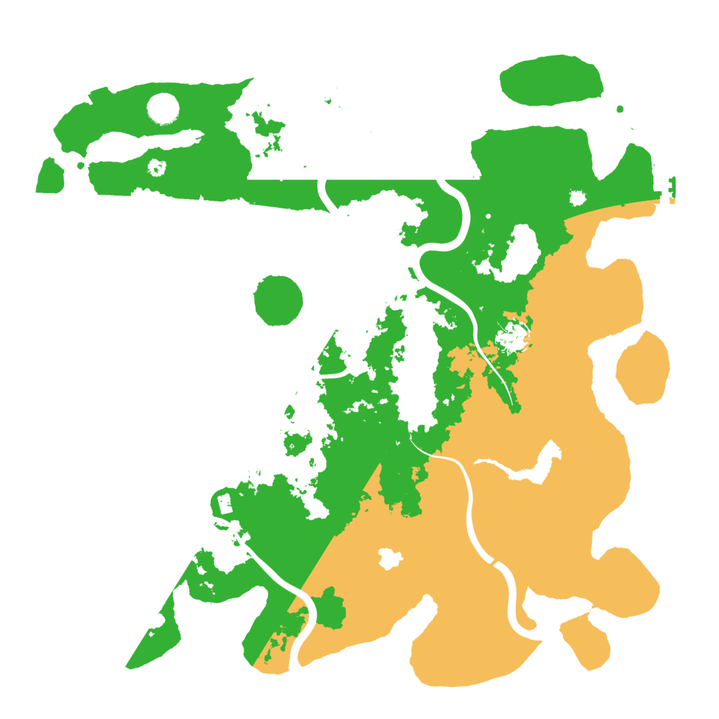 Biome Rust Map: Procedural Map, Size: 4000, Seed: 42161
