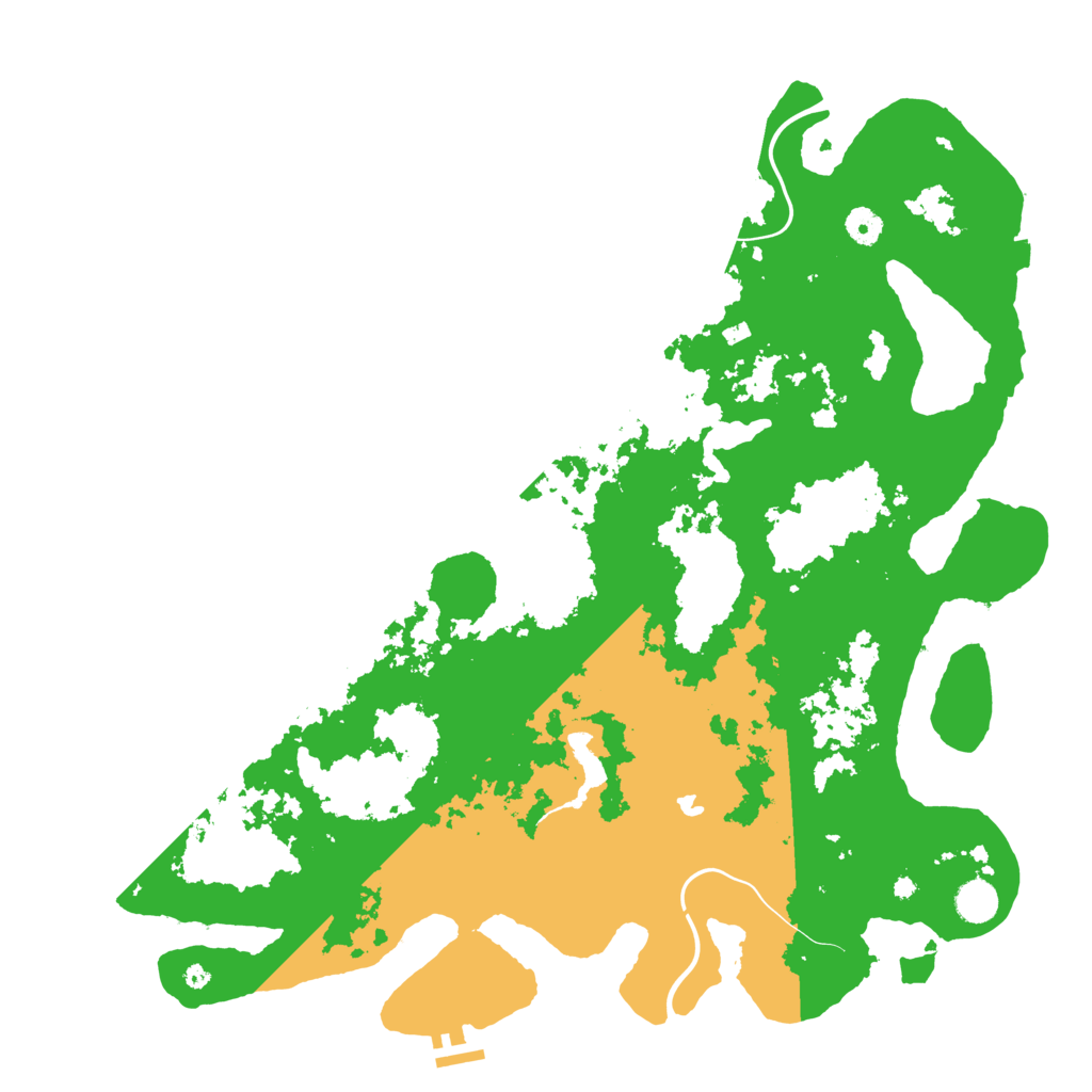 Biome Rust Map: Procedural Map, Size: 4500, Seed: 461397688