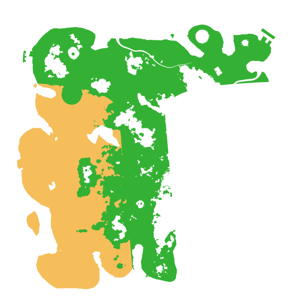 Biome Rust Map: Procedural Map, Size: 4000, Seed: 937234001