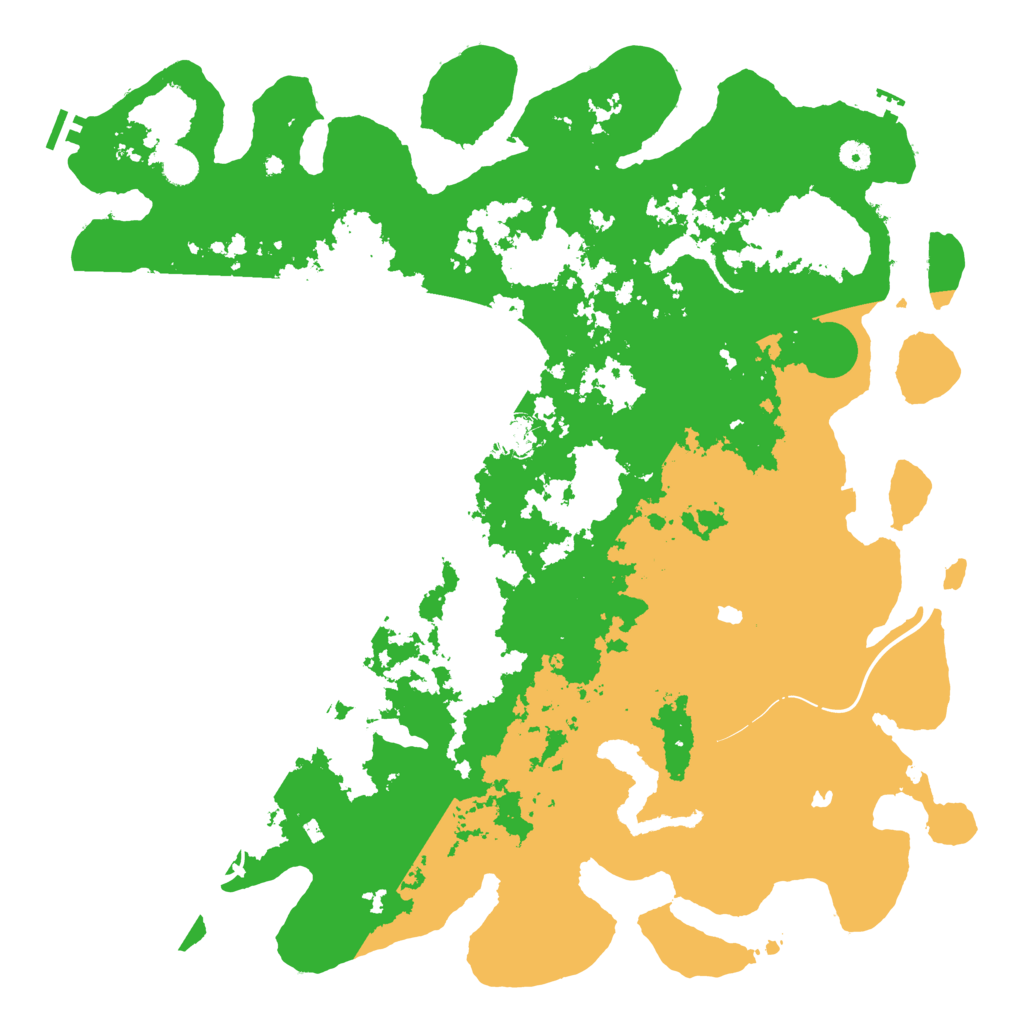 Biome Rust Map: Procedural Map, Size: 5000, Seed: 42161