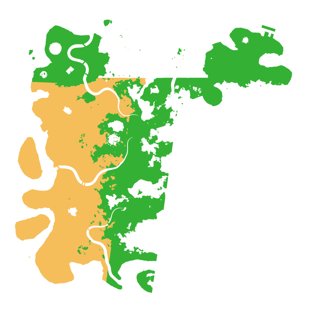 Biome Rust Map: Procedural Map, Size: 4500, Seed: 264105766