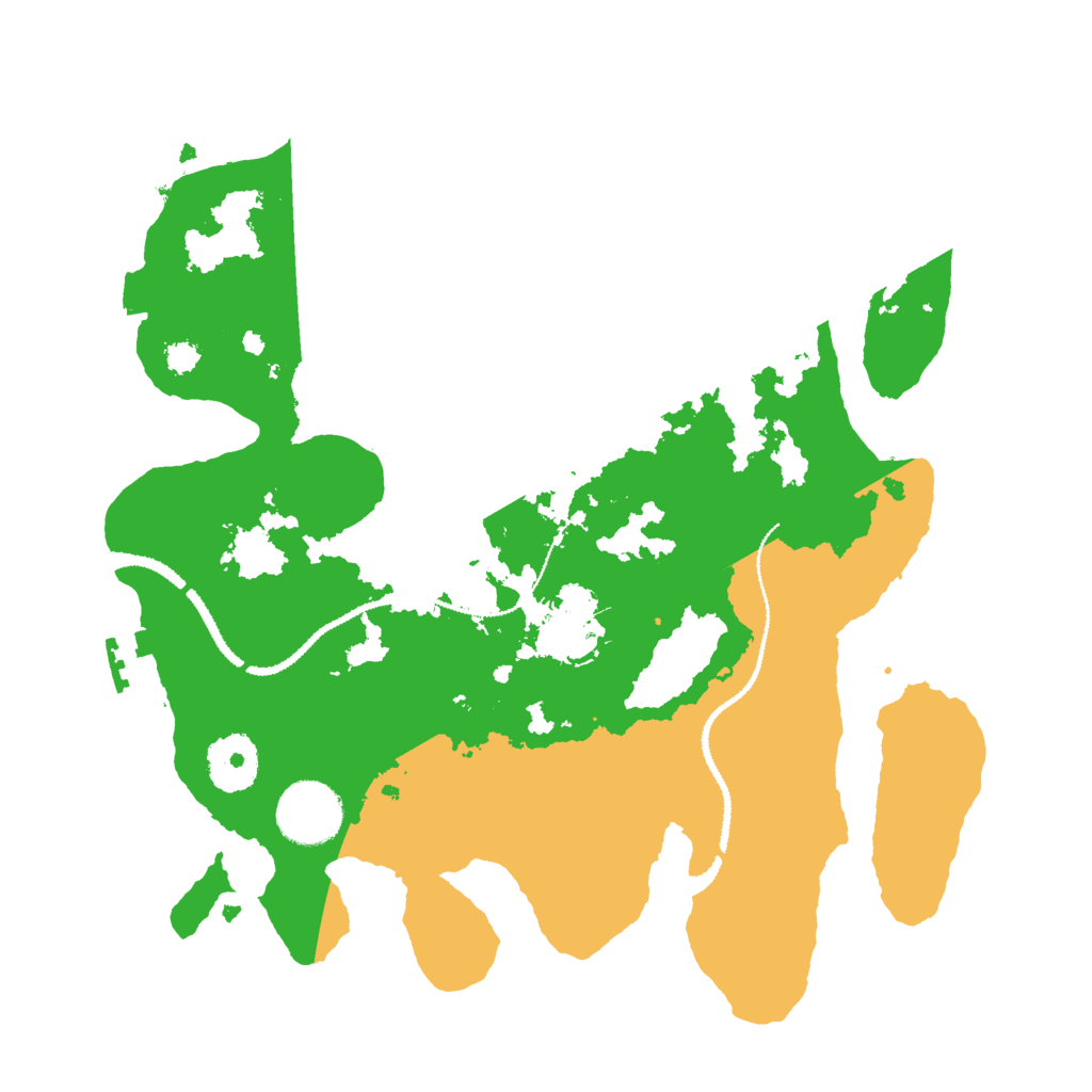 Biome Rust Map: Procedural Map, Size: 3000, Seed: 547920