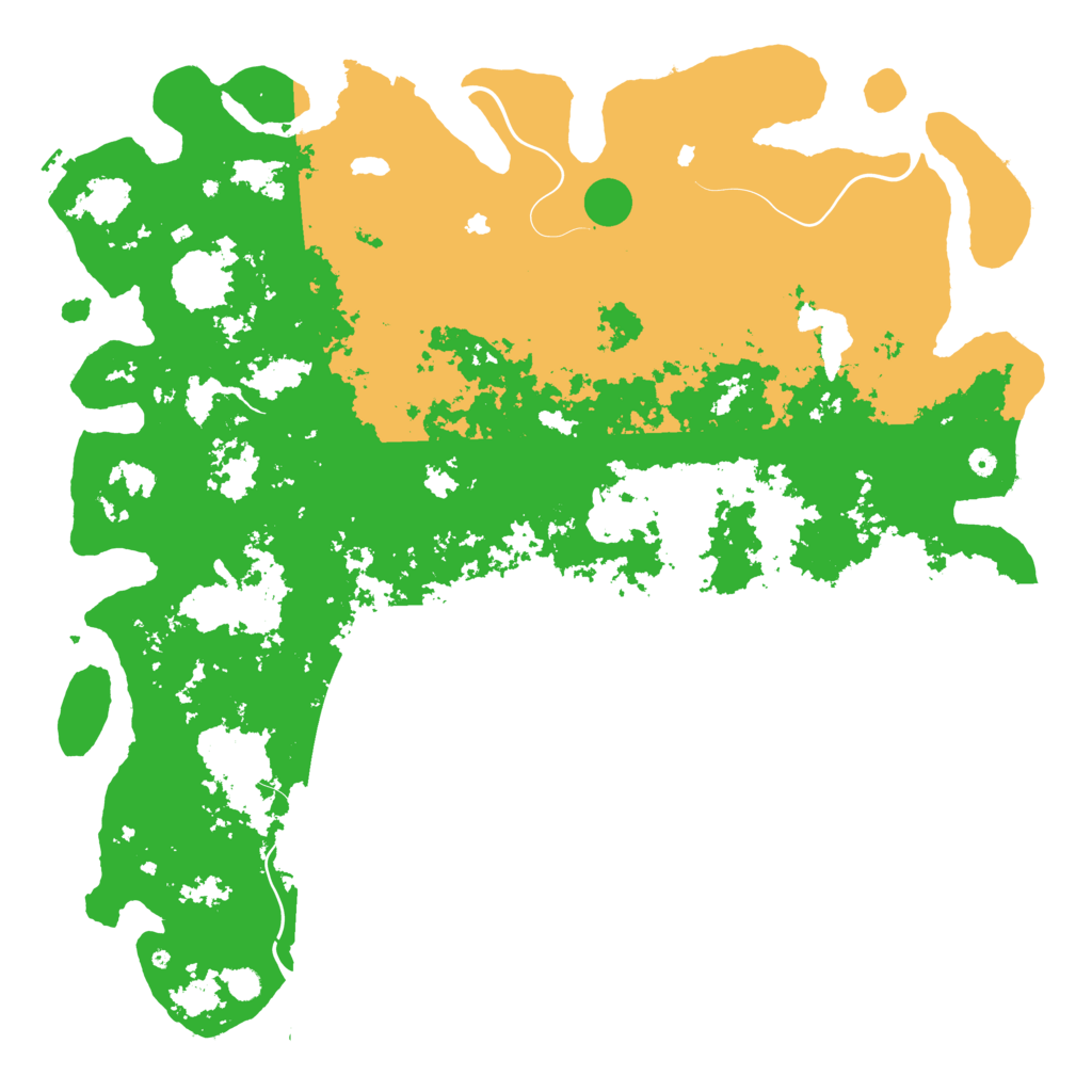 Biome Rust Map: Procedural Map, Size: 6000, Seed: 350026040