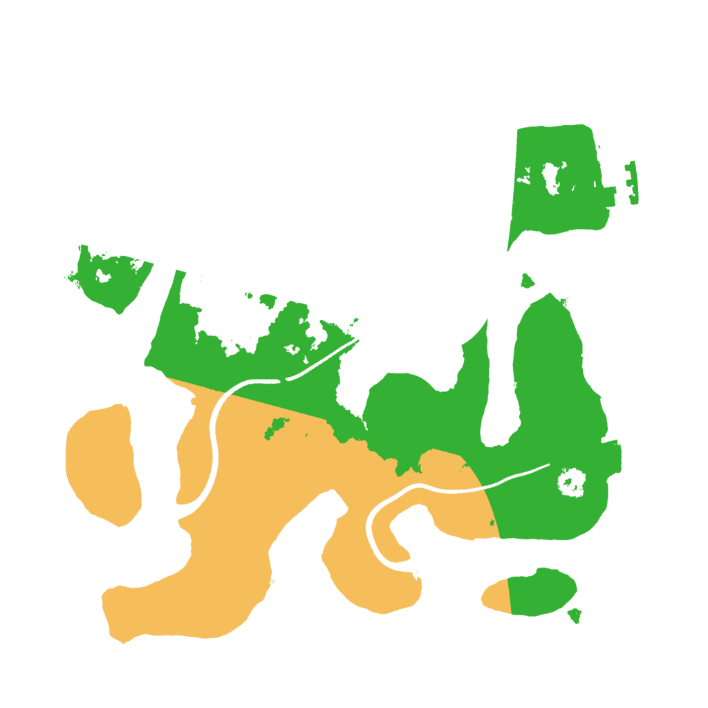 Biome Rust Map: Procedural Map, Size: 2500, Seed: 1012759373