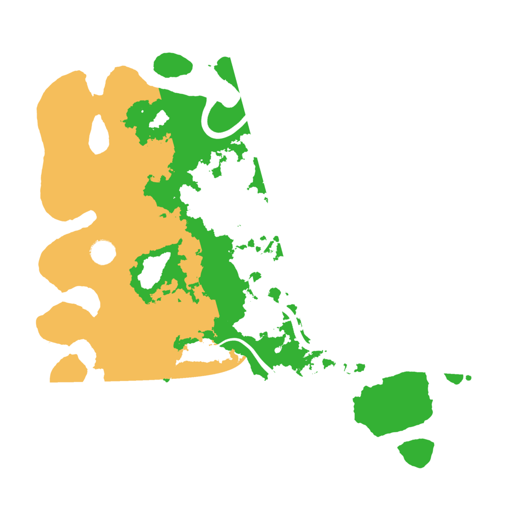 Biome Rust Map: Procedural Map, Size: 3650, Seed: 144141