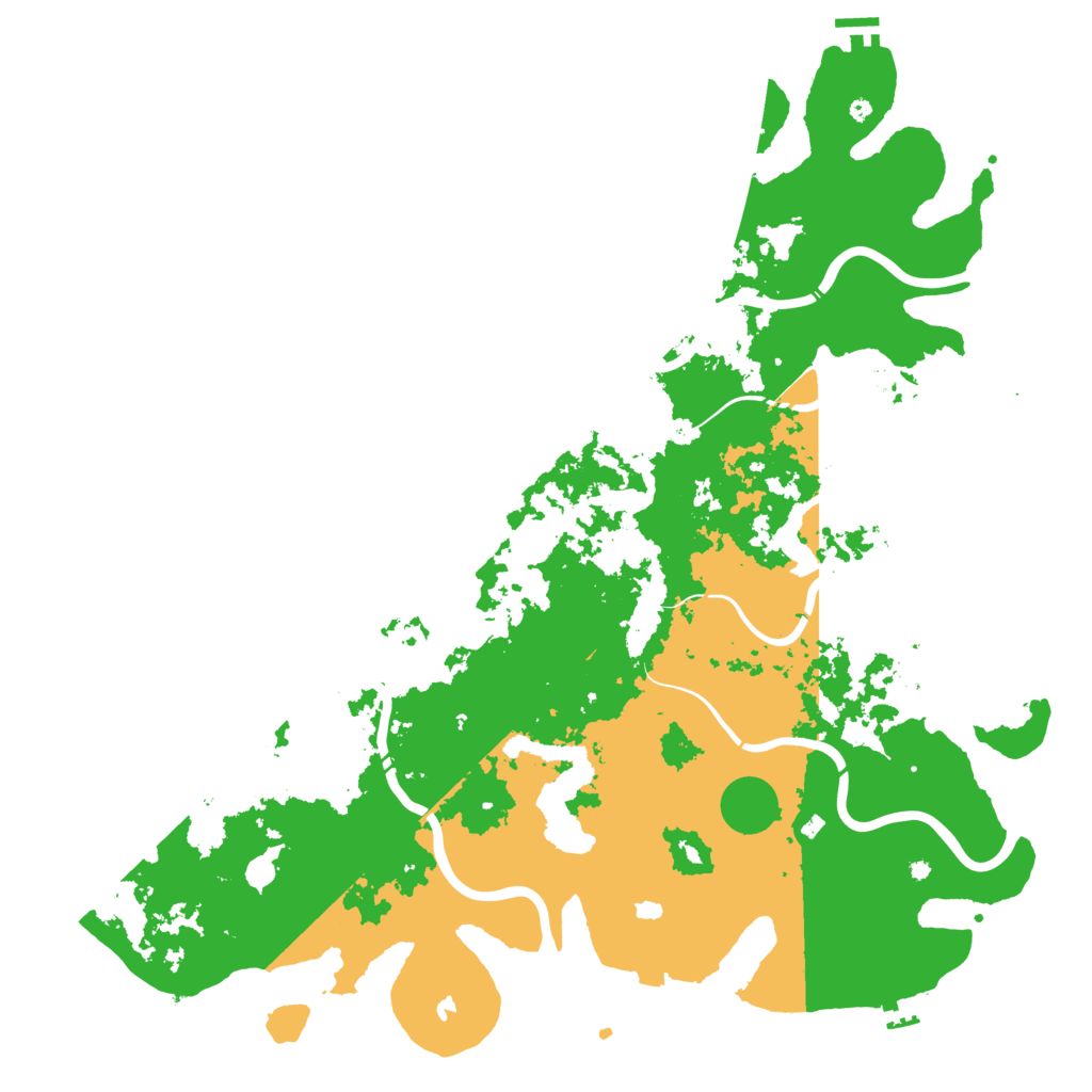 Biome Rust Map: Procedural Map, Size: 5000, Seed: 867864