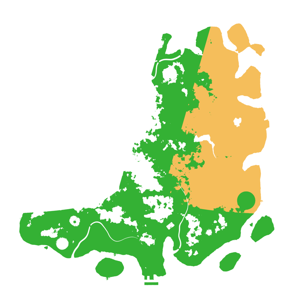 Biome Rust Map: Procedural Map, Size: 4250, Seed: 638621064