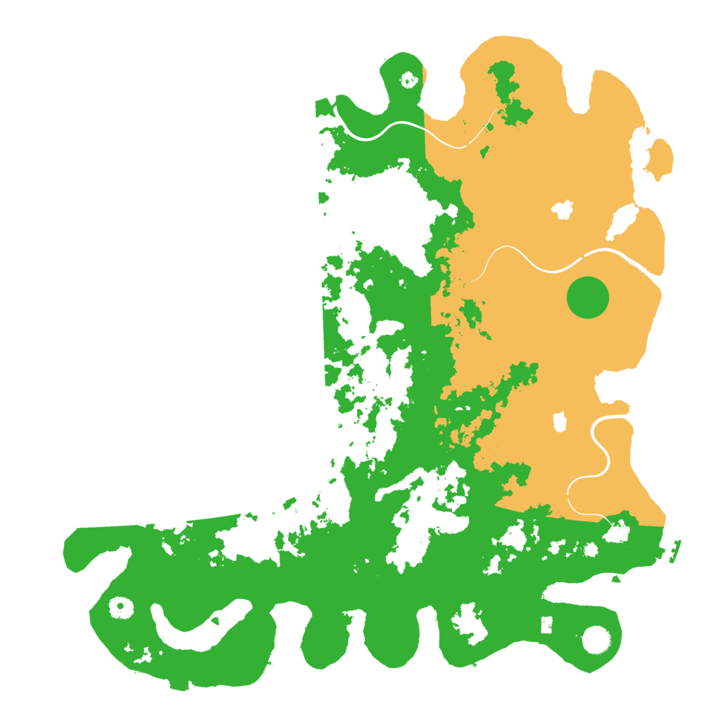Biome Rust Map: Procedural Map, Size: 4500, Seed: 1454142875