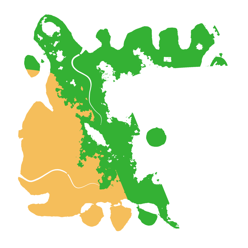Biome Rust Map: Procedural Map, Size: 3500, Seed: 1823
