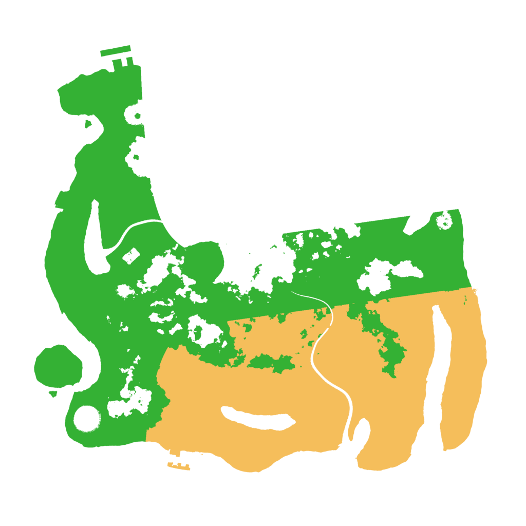 Biome Rust Map: Procedural Map, Size: 3500, Seed: 1379885915
