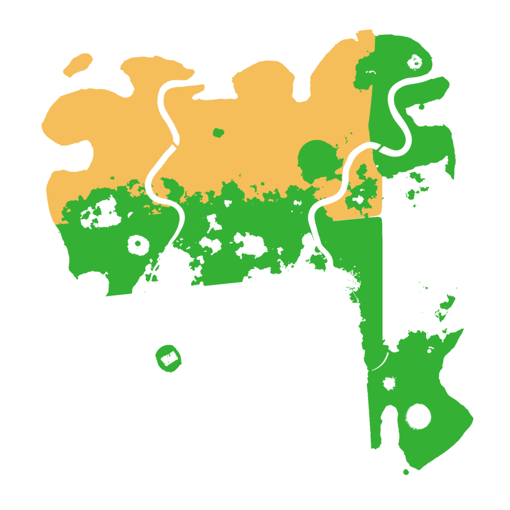 Biome Rust Map: Procedural Map, Size: 3600, Seed: 797717739